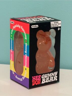 Nee Doh Gummy Bear Squishy Toy - Orange
